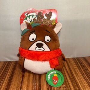 Merry & Bright Omg Surprise 2 Toys in 1 Restless Reindeer  Squeeze For Squeaks